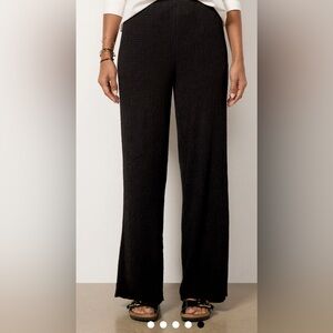 Evereve Cloth & Stone Jordan Wide Leg Pull on Pant Size Small NWT